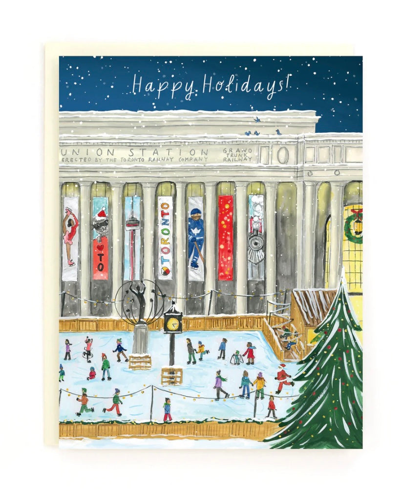 Toronto Union Station Wraparound holiday notecards - box of 8