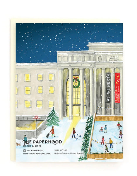 Toronto Union Station Wraparound holiday notecards - box of 8