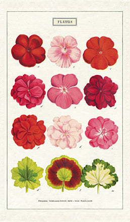 Fleurs Tea Towel