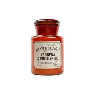 "Verbena & Eucalyptus" 8 oz. Apothecary Candle